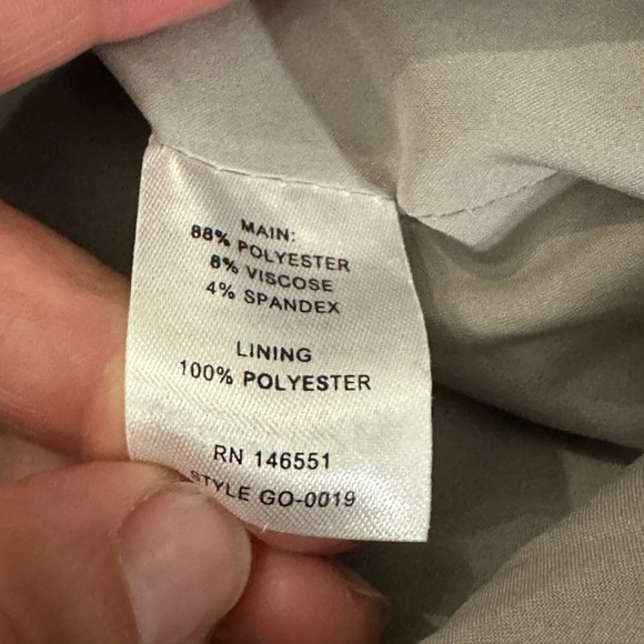 August 1 Eight Light Gray Hash oversized blazer sz Small A277 - Picture 3 of 7